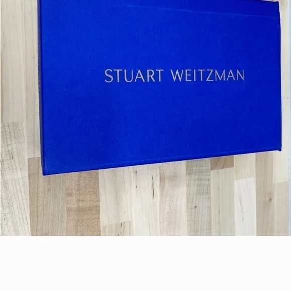 Stuart Weitzman Cream Heels with Rhinestone Accents - Picture 5 of 7